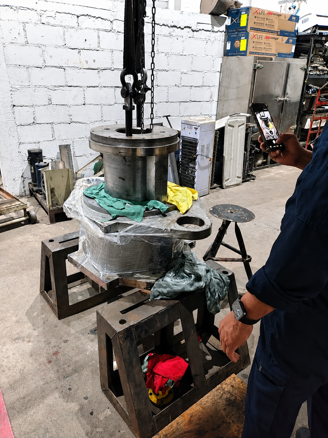 Equipo mecanico industrial